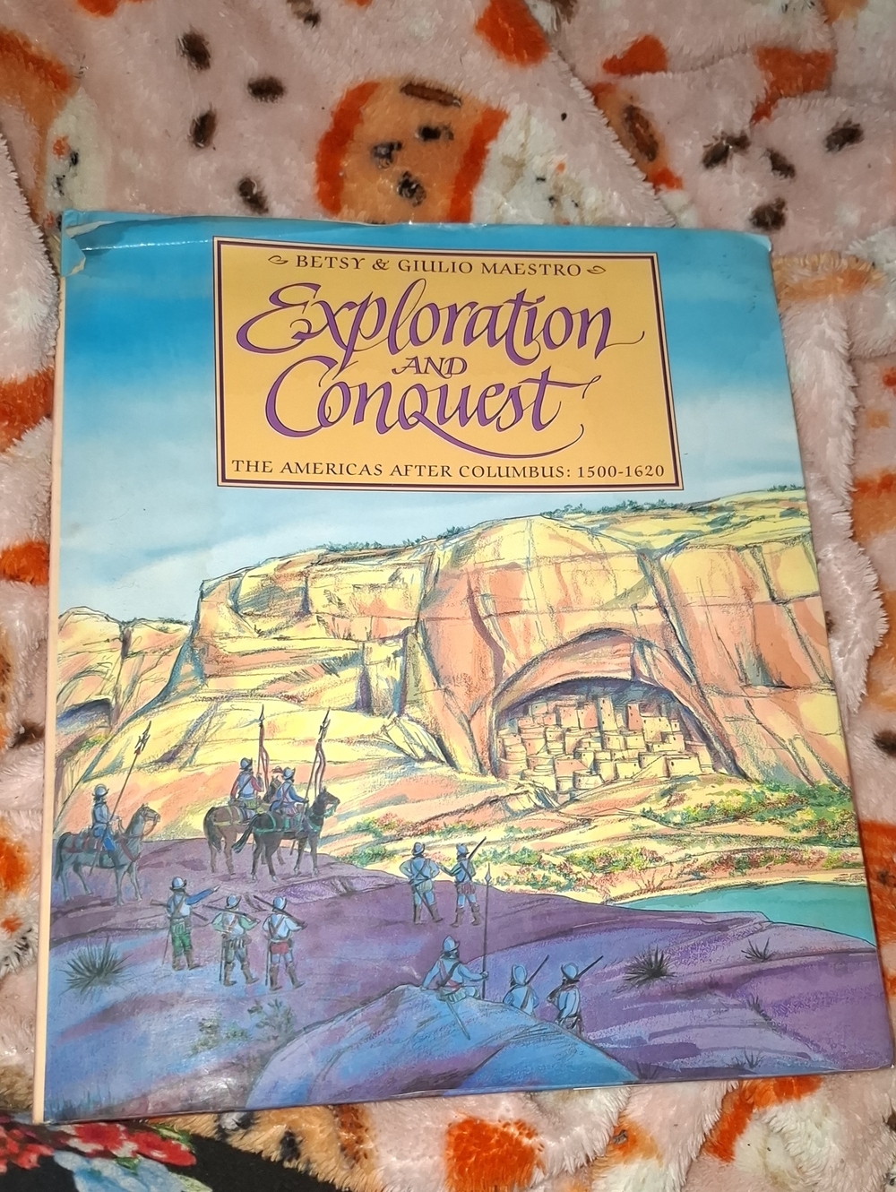 Exploration and Conquest Book- Blue/Tan